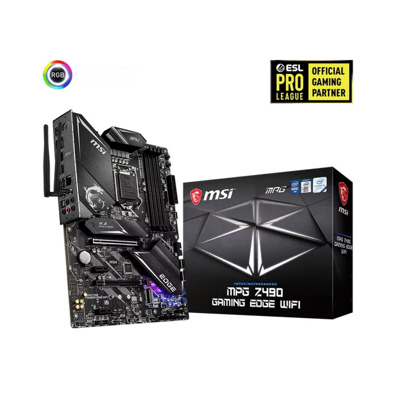 Msi MPG Z490 Gaming Edge Wi-Fi Motherboard Msi MPG Z490 Gaming Edge Wi-Fi Motherboard